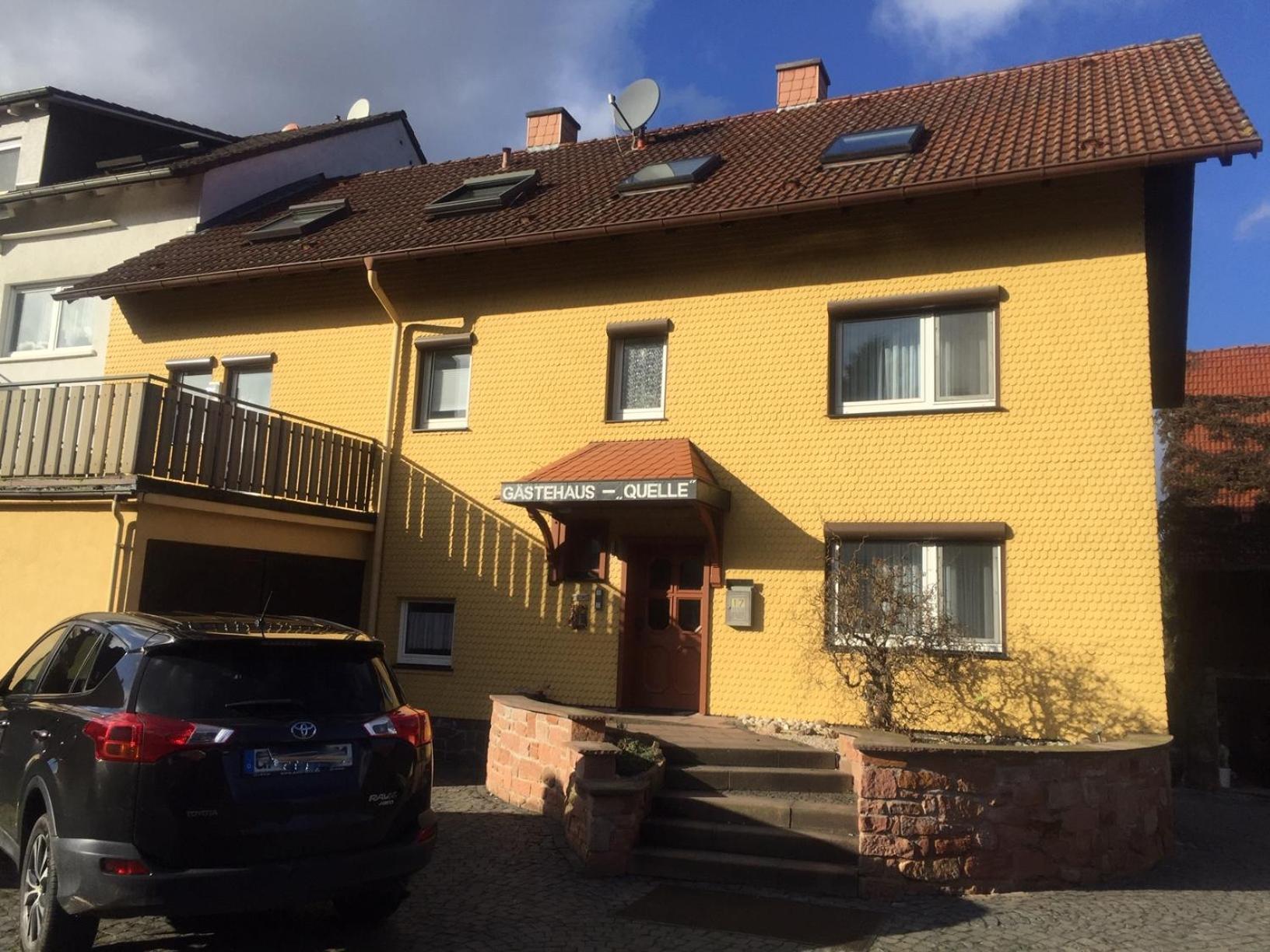 Gaestehaus Zur Quelle Wachtersbach Exterior photo